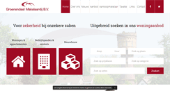 Desktop Screenshot of groenendael-makelaardij.nl