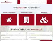 Tablet Screenshot of groenendael-makelaardij.nl